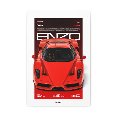 FERRARI ENZO - CANVAS POSTER