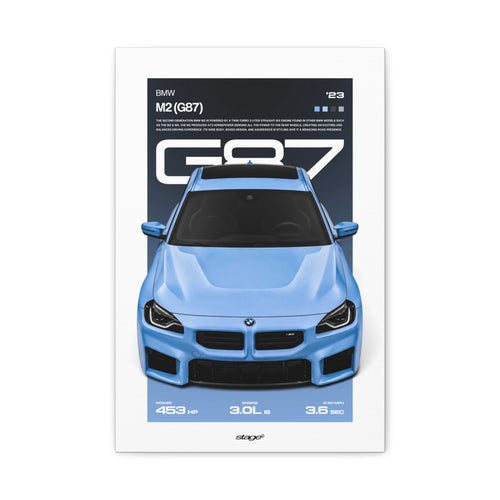 BMW M2 G87 - CANVAS POSTER