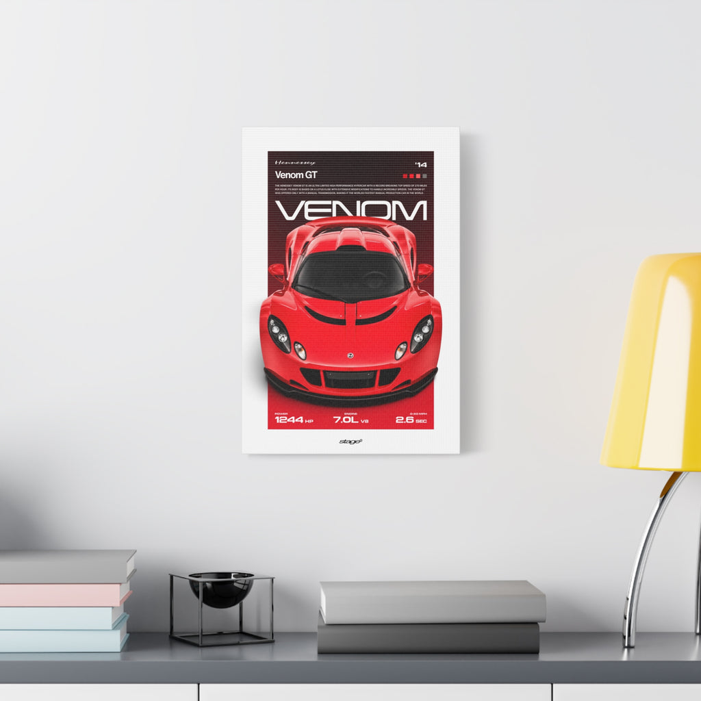HENESSEY VENOM GT - CANVAS POSTER