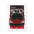 LAMBORGHINI HURACÁN STO - CANVAS POSTER