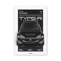 HONDA CIVIC TYPE R - CANVAS POSTER