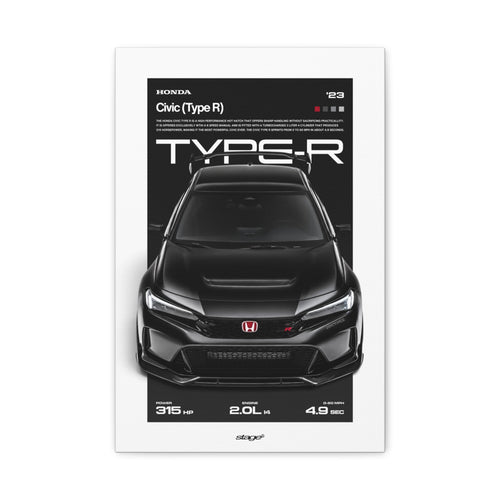 HONDA CIVIC TYPE R - CANVAS POSTER
