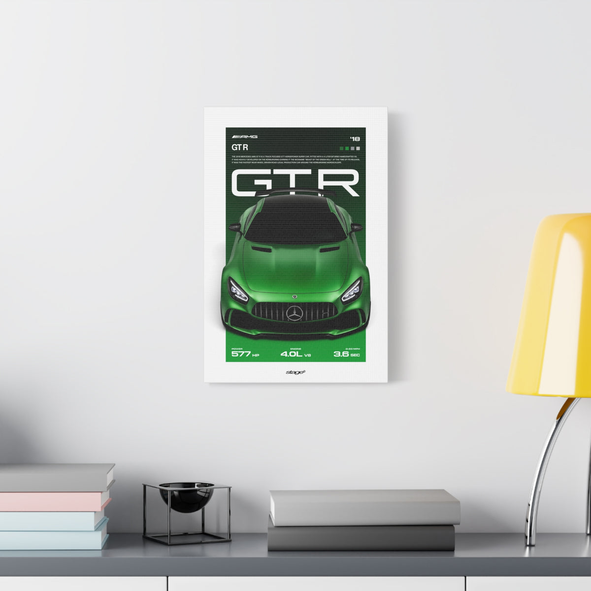 AMG GT R - CANVAS POSTER