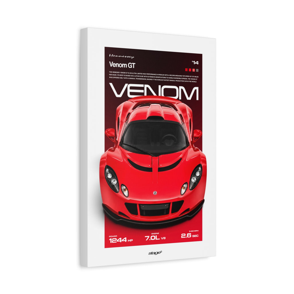 HENESSEY VENOM GT - CANVAS POSTER