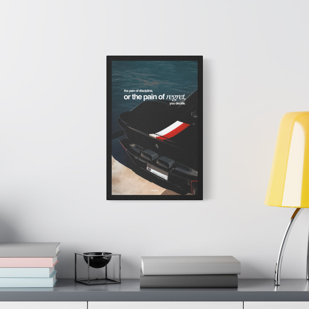 DISCIPLINE - FERRARI CANVAS POSTER