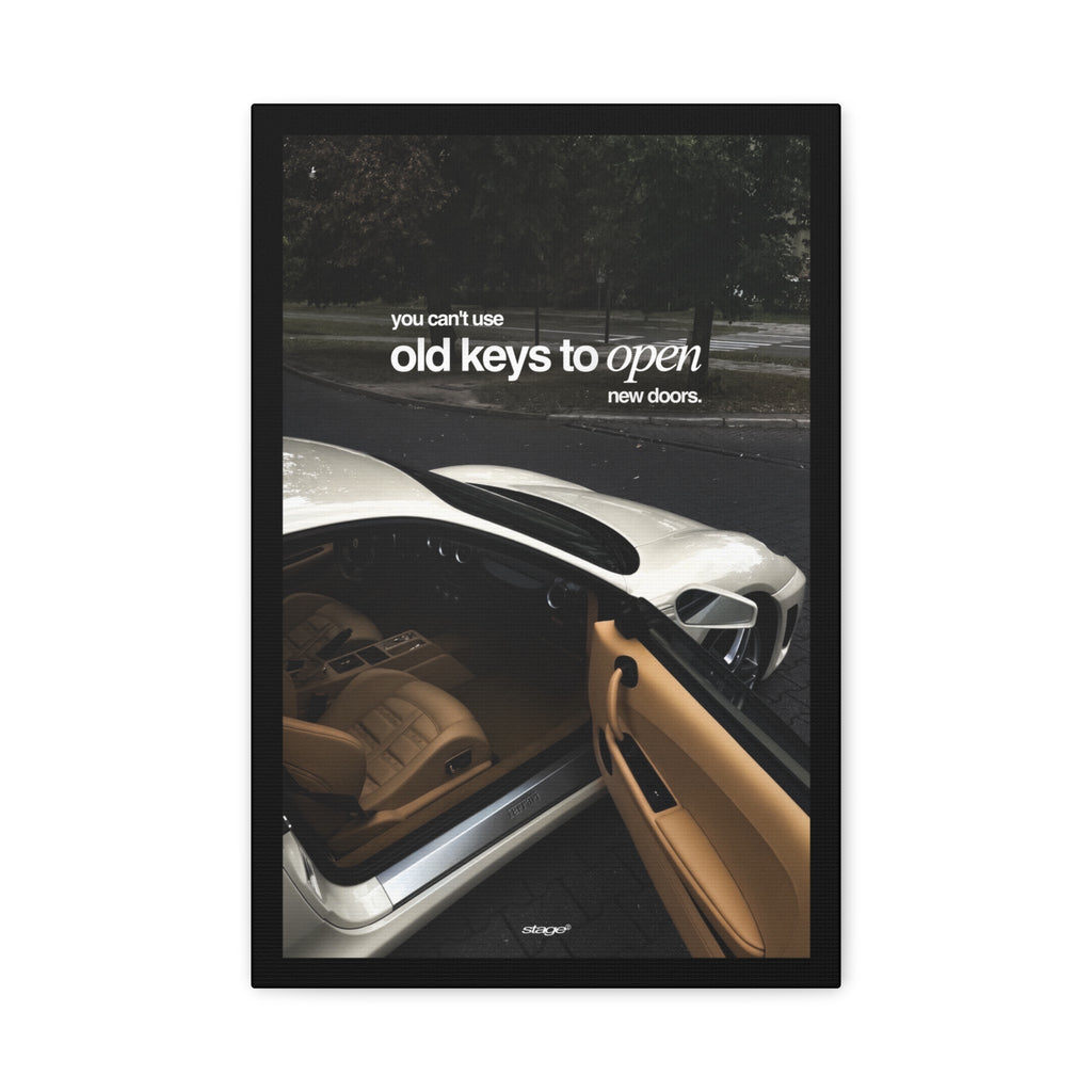 NEW DOORS - FERRARI CANVAS POSTER