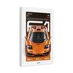 MCLAREN F1 - CANVAS POSTER