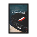 DISCIPLINE - FERRARI CANVAS POSTER