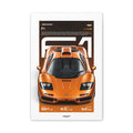 MCLAREN F1 - CANVAS POSTER
