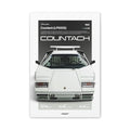 LAMBORGHINI COUNTACH - CANVAS POSTER