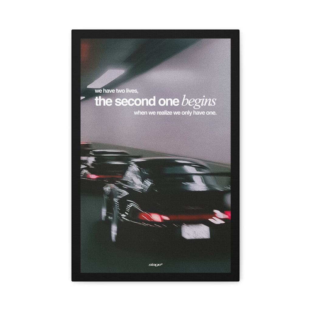 TWO LIVES - PORSCHE CANVAS POSTER