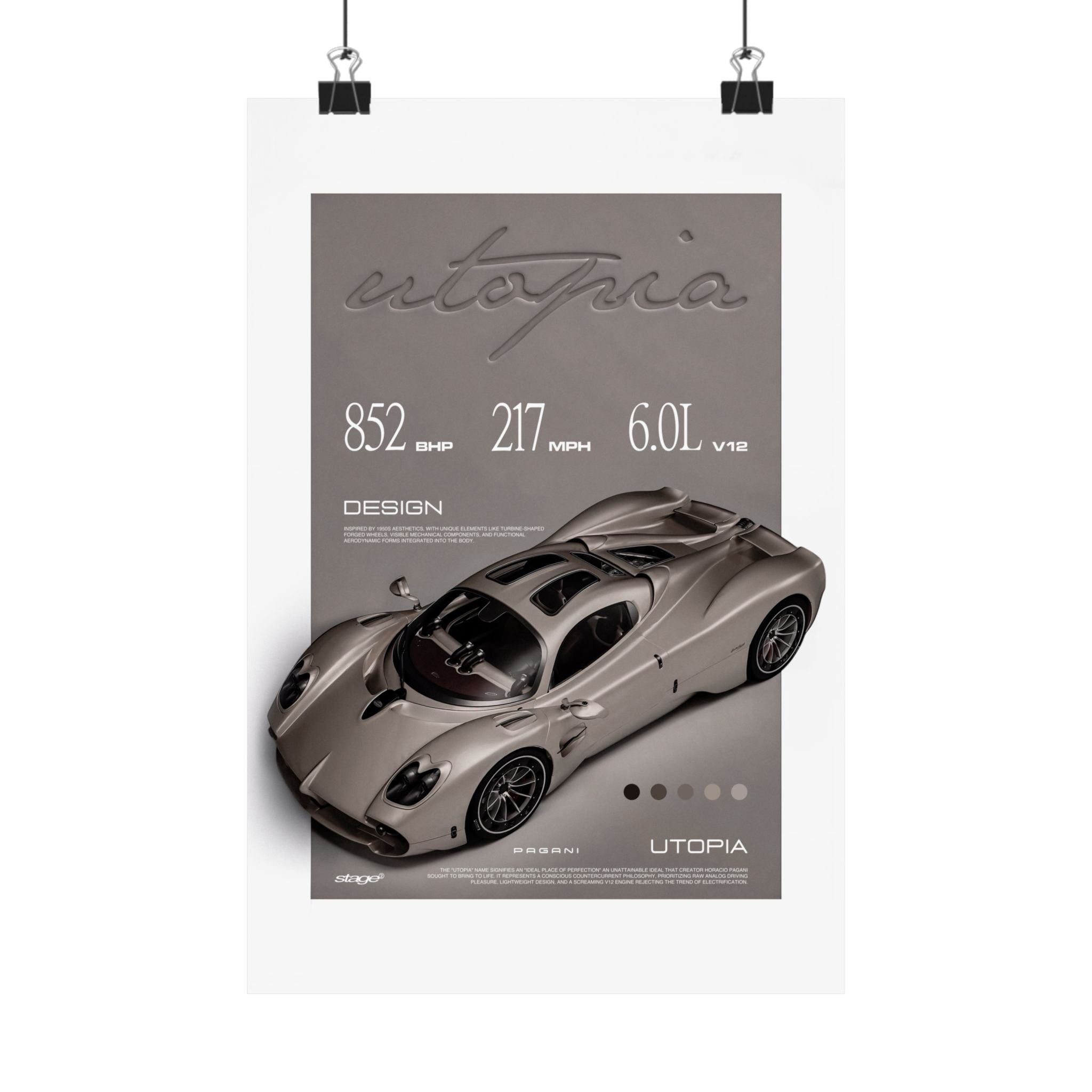 PAGANI UTOPIA (SATIN PRINT)