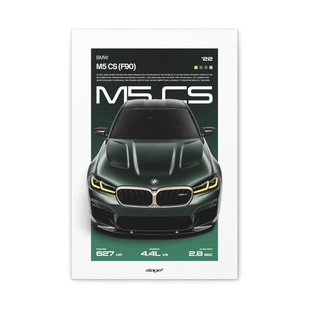 BMW M5 CS - CANVAS POSTER