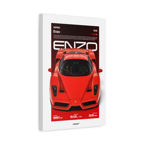 FERRARI ENZO - CANVAS POSTER