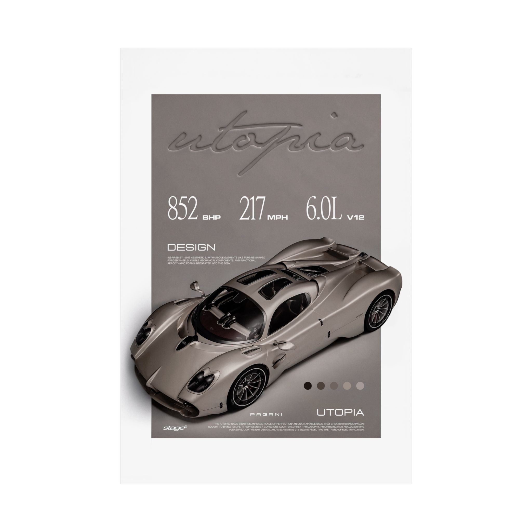 PAGANI UTOPIA (SATIN PRINT)