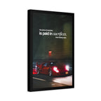 SACRIFICES - FERRARI CANVAS POSTER