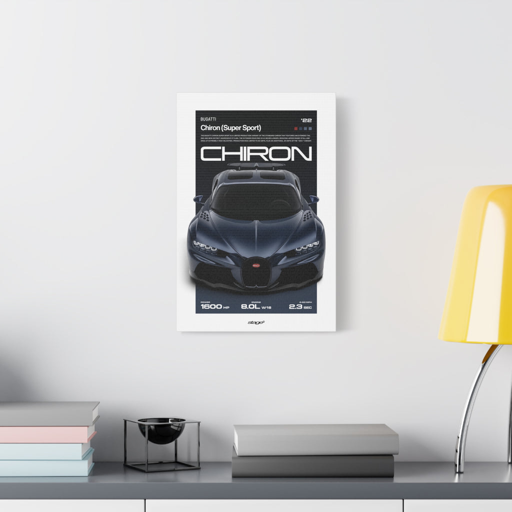 BUGATTI CHIRON SUPER SPORT - CANVAS POSTER