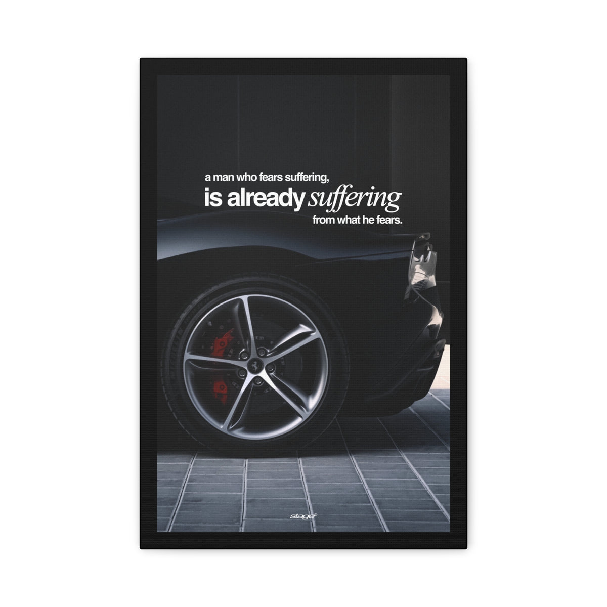 FEAR - FERRARI CANVAS POSTER