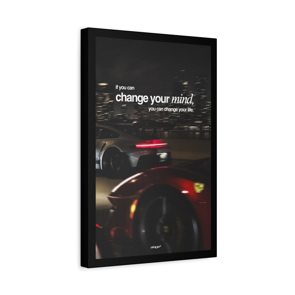 MIND - PORSCHE CANVAS POSTER