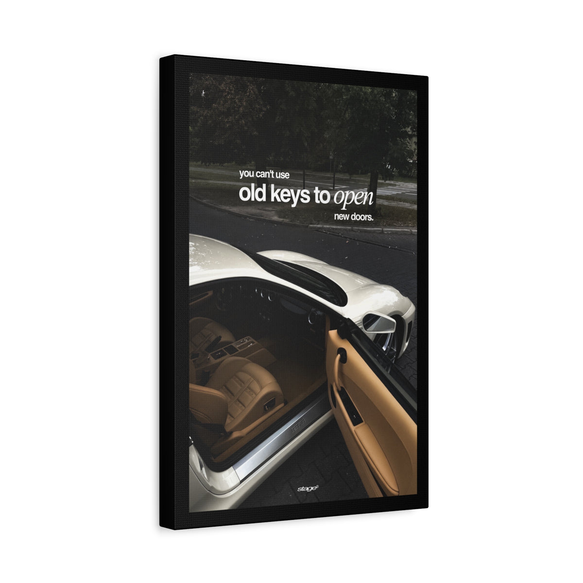 NEW DOORS - FERRARI CANVAS POSTER