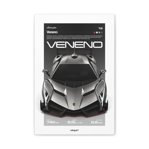 LAMBORGHINI VENENO - CANVAS POSTER