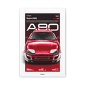 TOYOTA SUPRA A80 - CANVAS POSTER