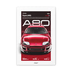 TOYOTA SUPRA A80 - CANVAS POSTER