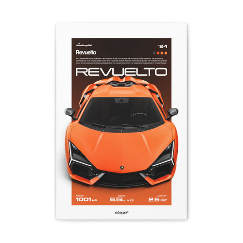 LAMBORGHINI REVUELTO - CANVAS POSTER