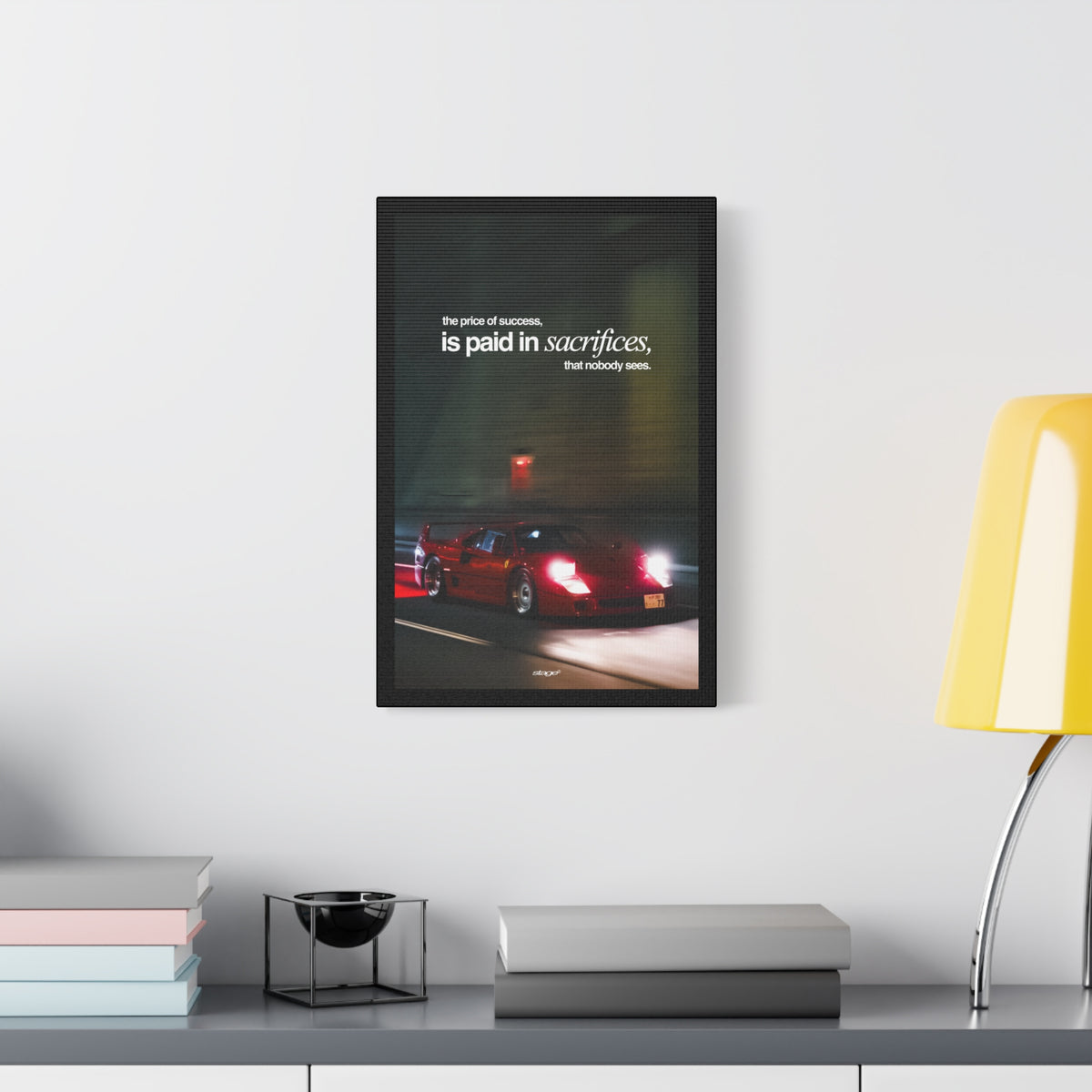 SACRIFICES - FERRARI CANVAS POSTER