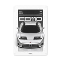 BUGATTI EB110 - CANVAS POSTER