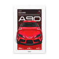 TOYOTA SUPRA A90 - CANVAS POSTER