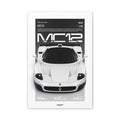 MASERATI MC12 - CANVAS POSTER