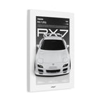 MAZDA RX-7 - CANVAS POSTER