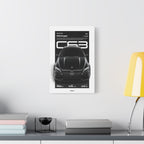 MERCEDES-AMG C63 - CANVAS POSTER