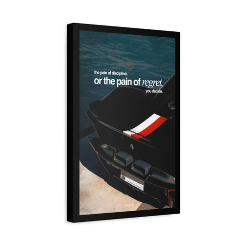 DISCIPLINE - FERRARI CANVAS POSTER