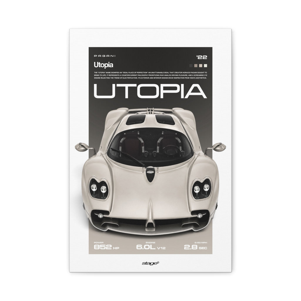 PAGANI UTOPIA - CANVAS POSTER