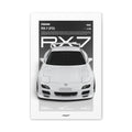 MAZDA RX-7 - CANVAS POSTER