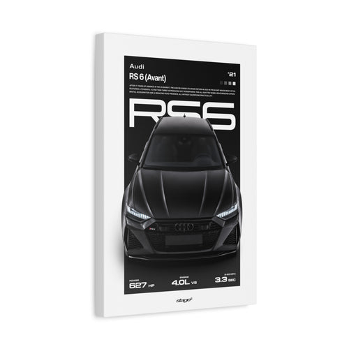 AUDI RS 6 AVANT - CANVAS POSTER