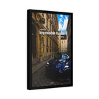NOTHING IS IMPOSSIBLE - ASTON MARTIN CANVAS POSTER
