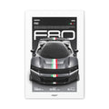 FERRARI F80 - CANVAS POSTER