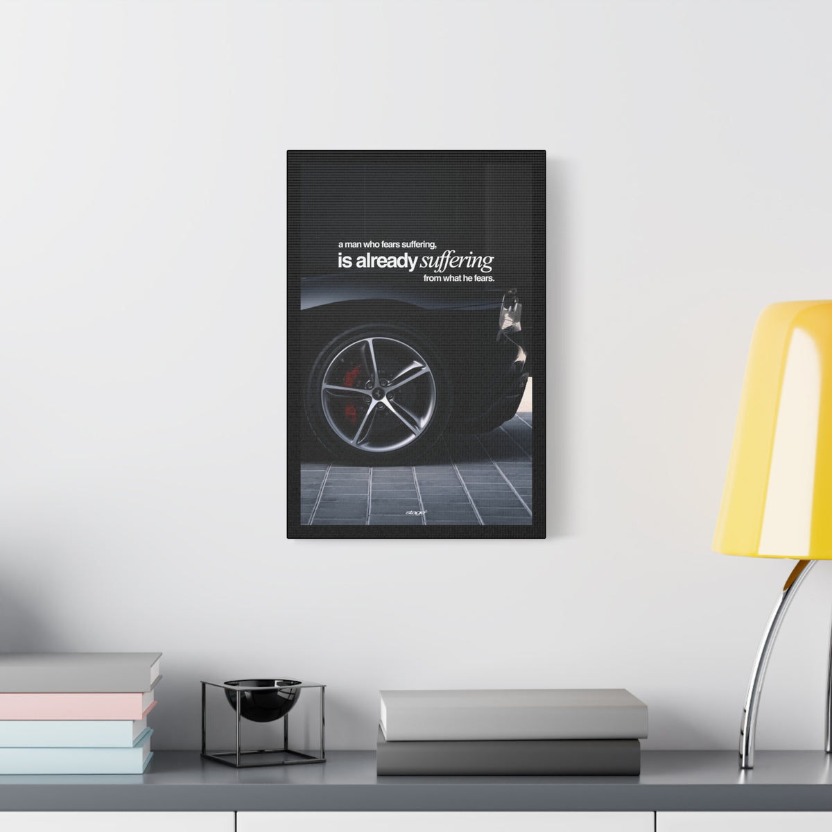 FEAR - FERRARI CANVAS POSTER