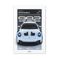 PORSCHE 911 GT3 RS - CANVAS POSTER