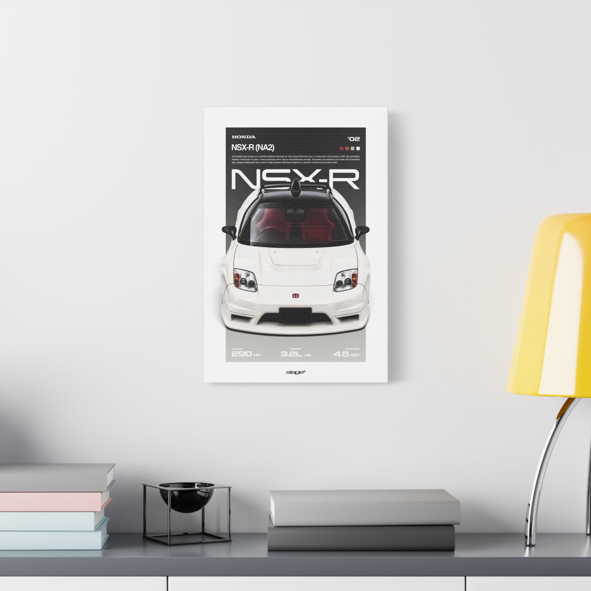 HONDA NSX-R - CANVAS POSTER