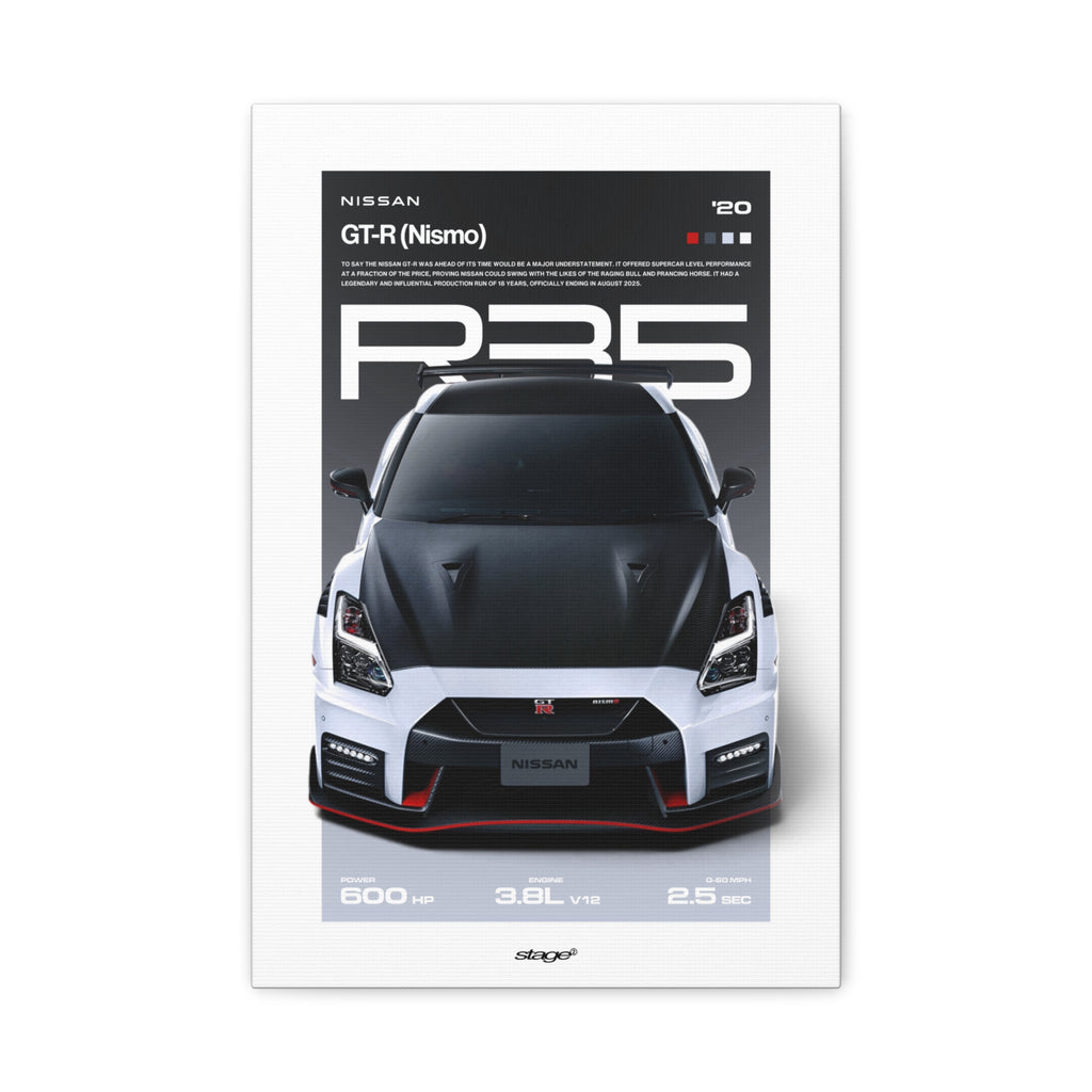 NISSAN GT-R NISMO - CANVAS POSTER