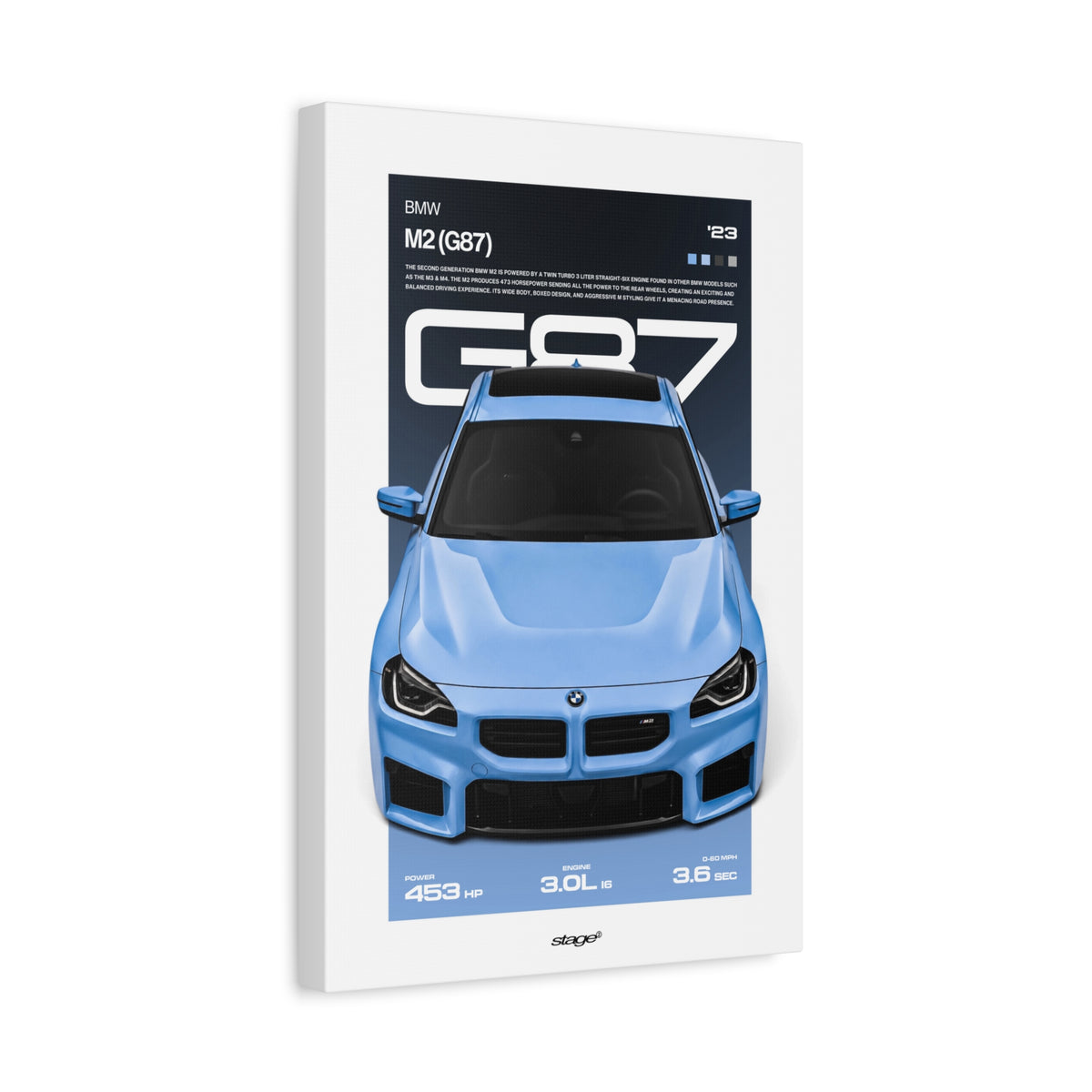 BMW M2 G87 - CANVAS POSTER