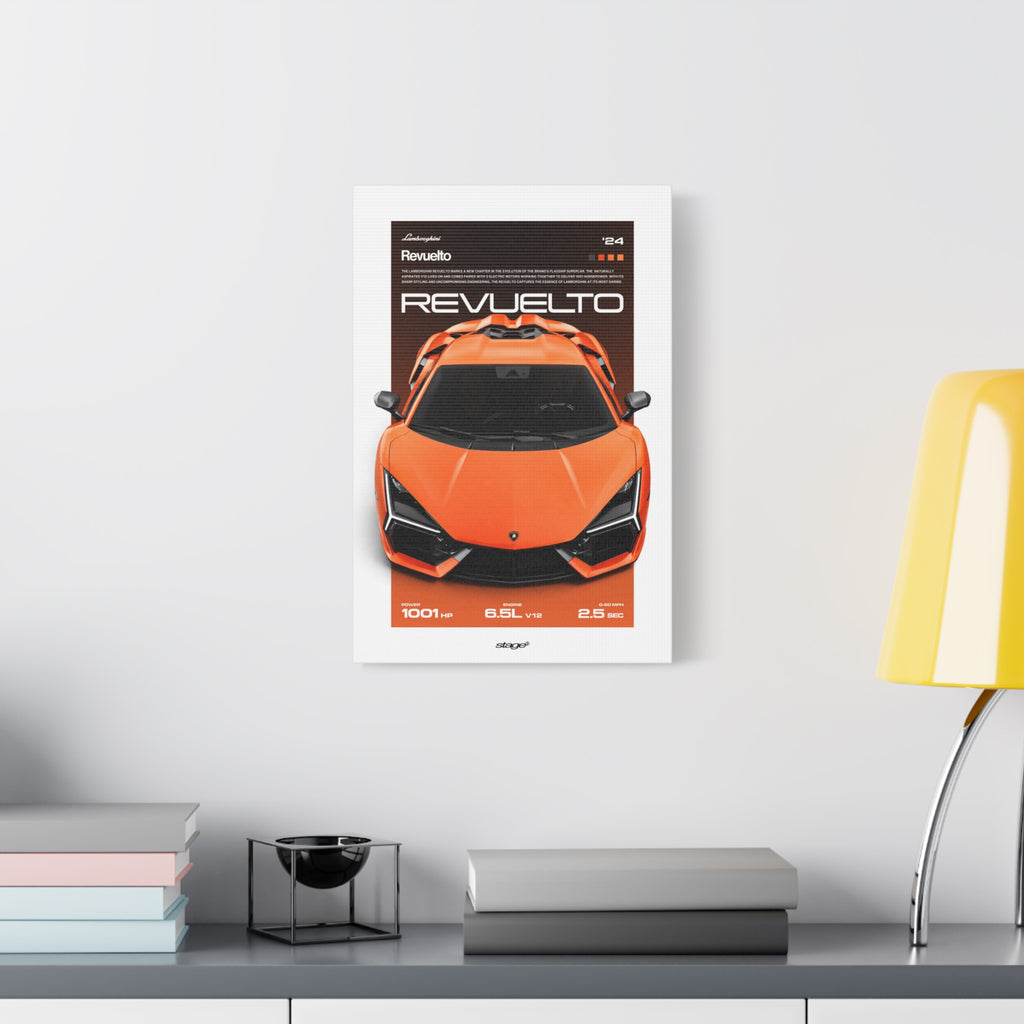 LAMBORGHINI REVUELTO - CANVAS POSTER