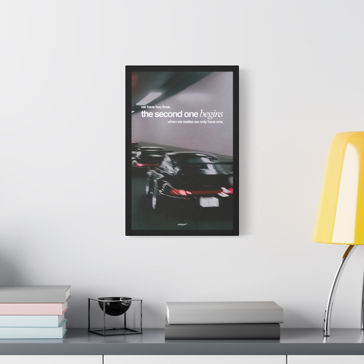 TWO LIVES - PORSCHE CANVAS POSTER